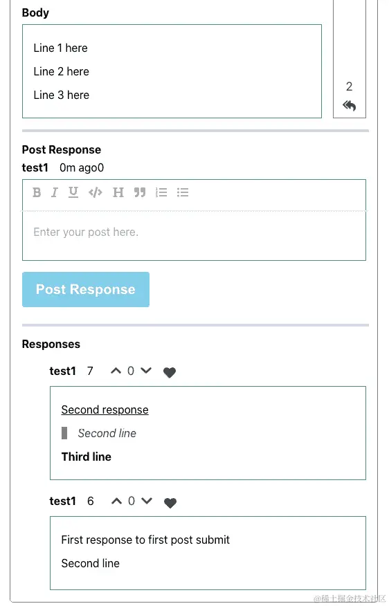 图 16.9 - 提交的 ThreadItem 响应图