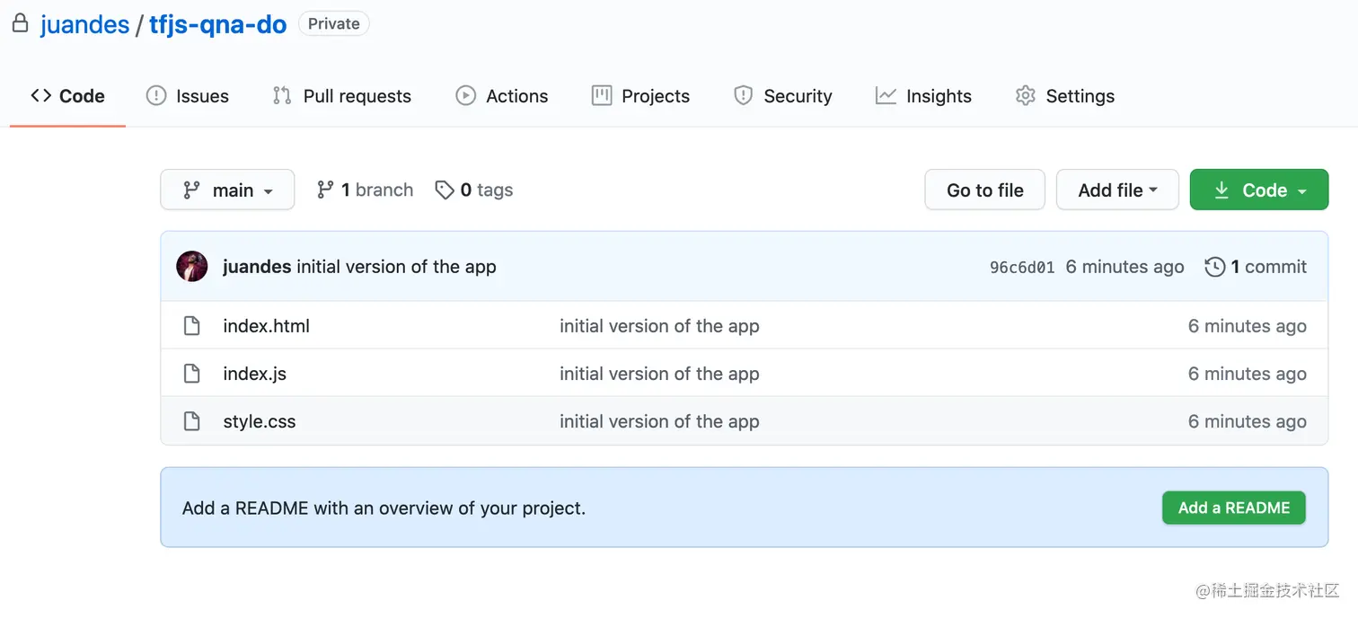 The code in the repo