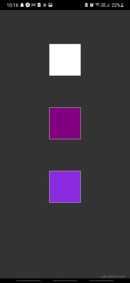 Color Boxes Demo App