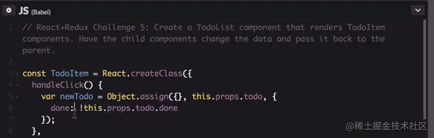 编写新的待办事项代码