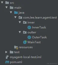 测试工程目录结构图