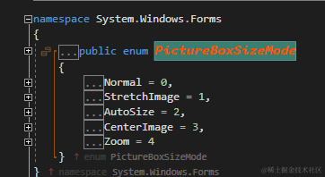 PictureBoxSizeMode枚举介绍