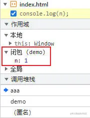 闭包产生演示图