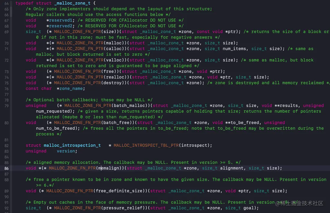 malloc 源码分析- 掘金