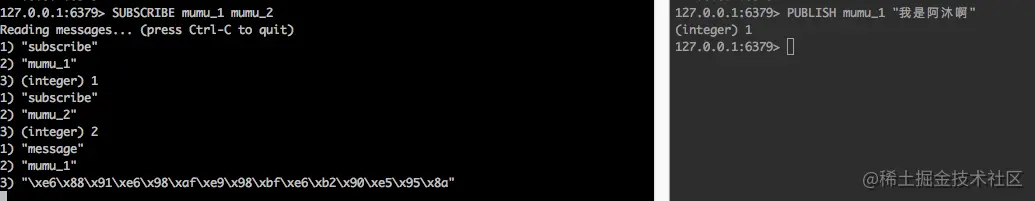 订阅频道发消息截图