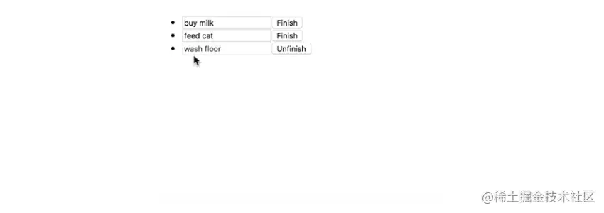 待办事项清单显示已完成一项