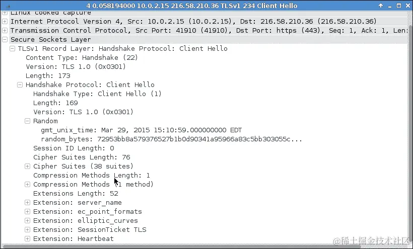 检查标准 SSL 客户端/服务器通信