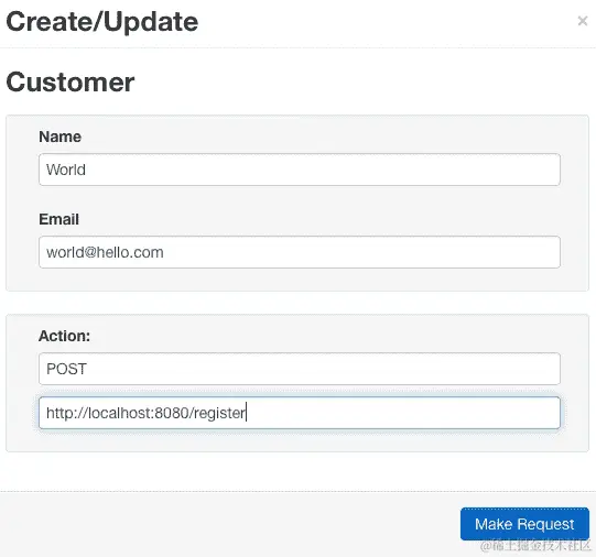 开发全面的微服务示例