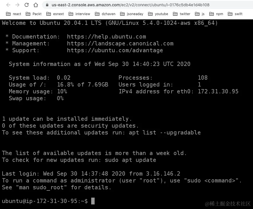 图 17.10 – AWS EC2 实例连接