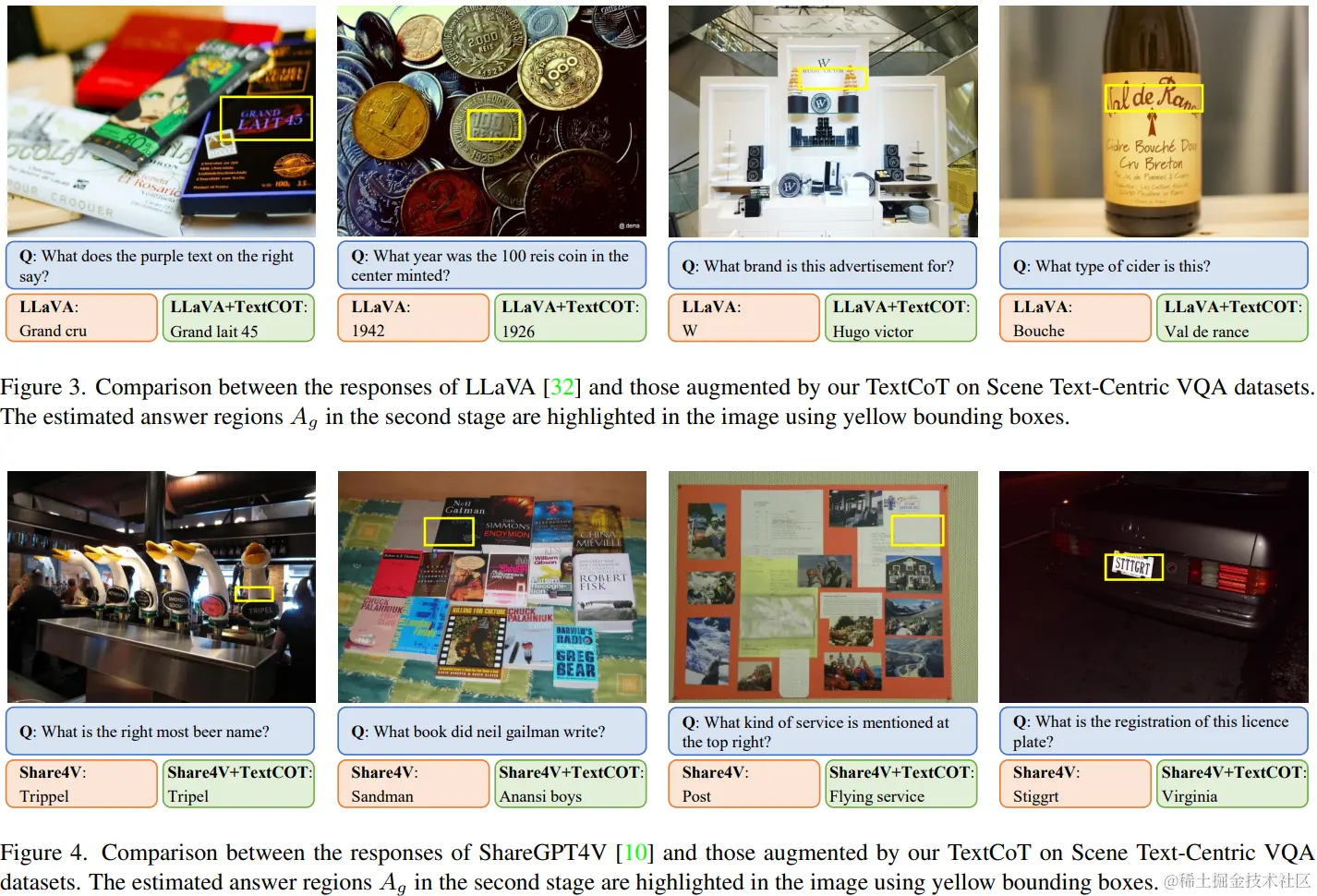 场景文字问答任务结果可视化