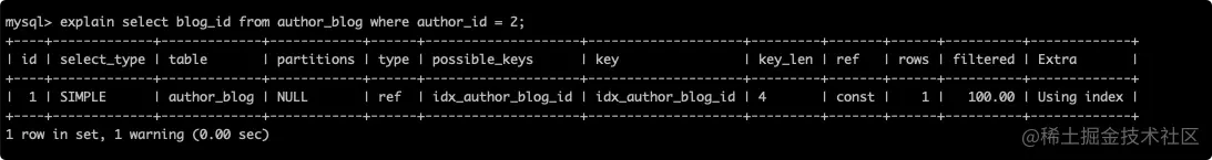 extra_using index