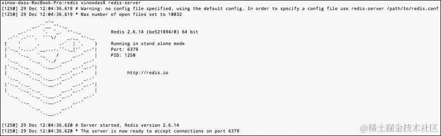 在 Mac OS 上安装 Redis