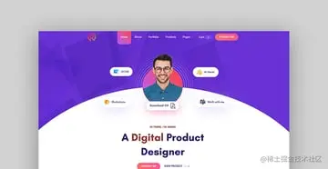 Readora - Portfolio HTML template 