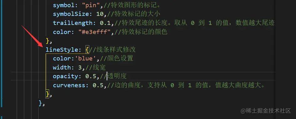 地图线条样式调整