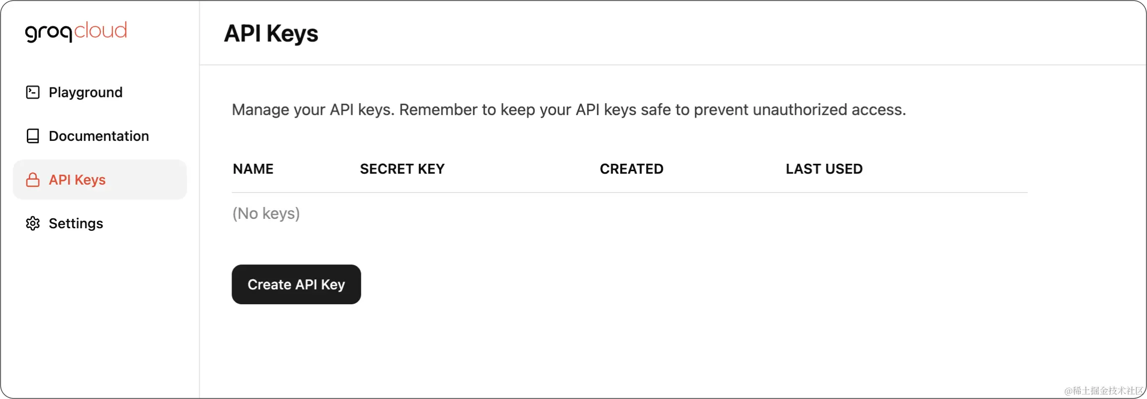  获取 GroqCloud API 密钥 