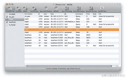 监控 MySQL 服务器