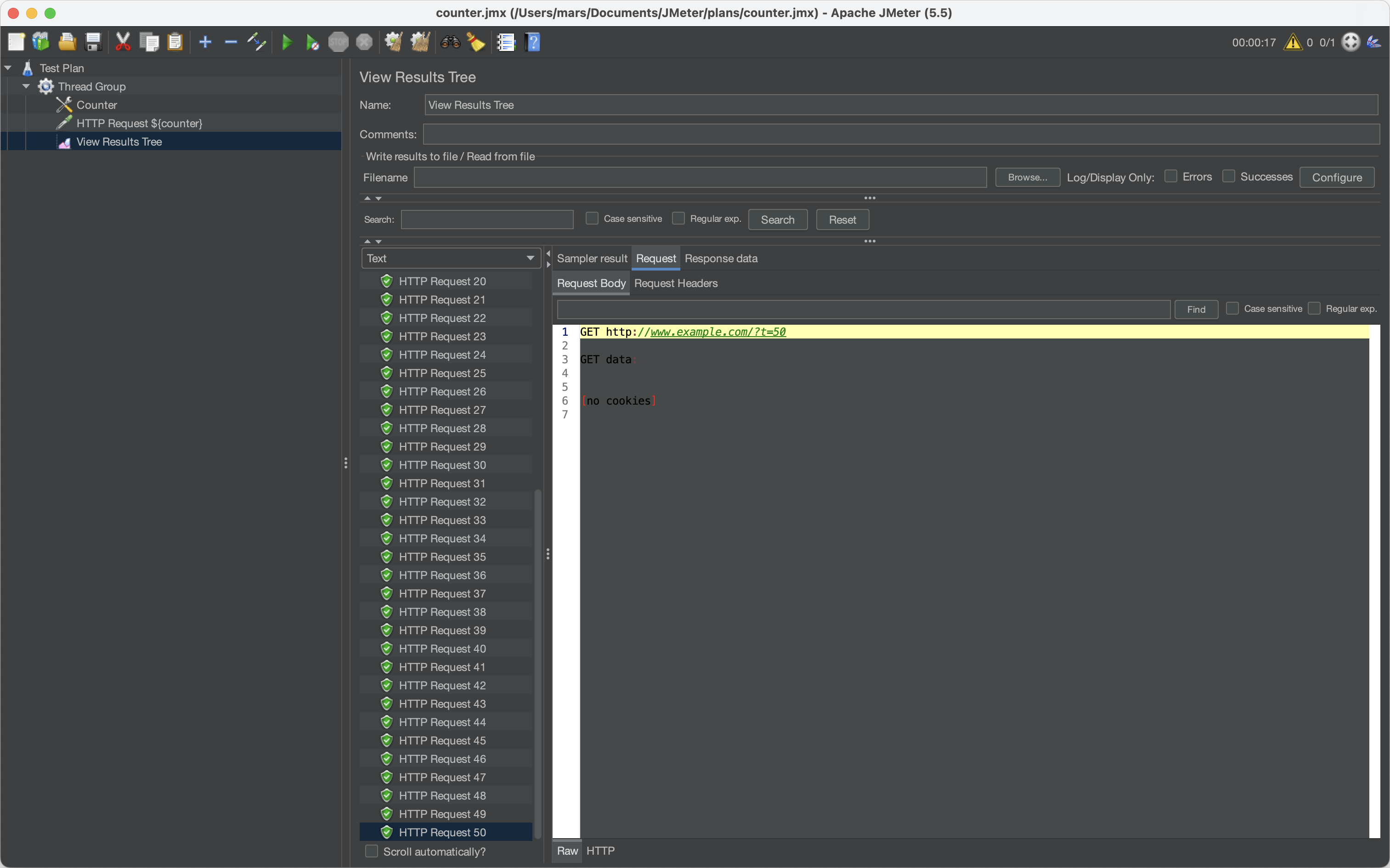 JMeter 计数器 Counter 使用详解
