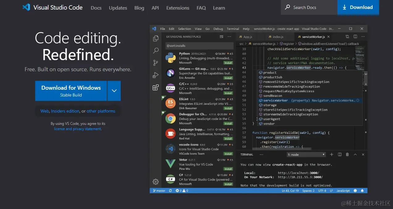 html网页制作软件Microsoft Visual Studio Code