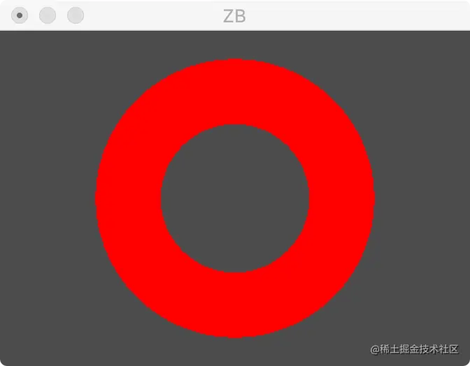 平面着色器渲染甜甜圈效果图