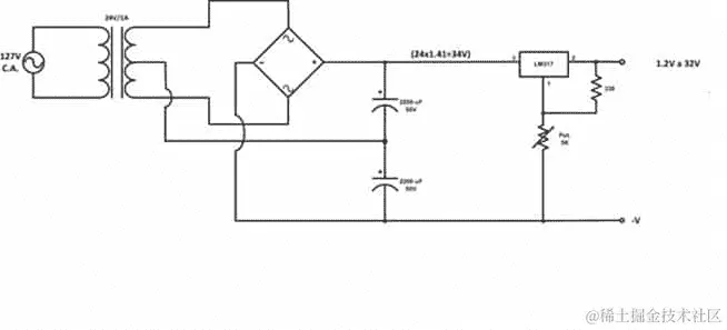 交流负载的电源供应