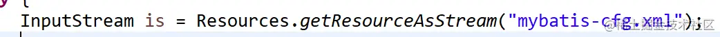 InputStream is