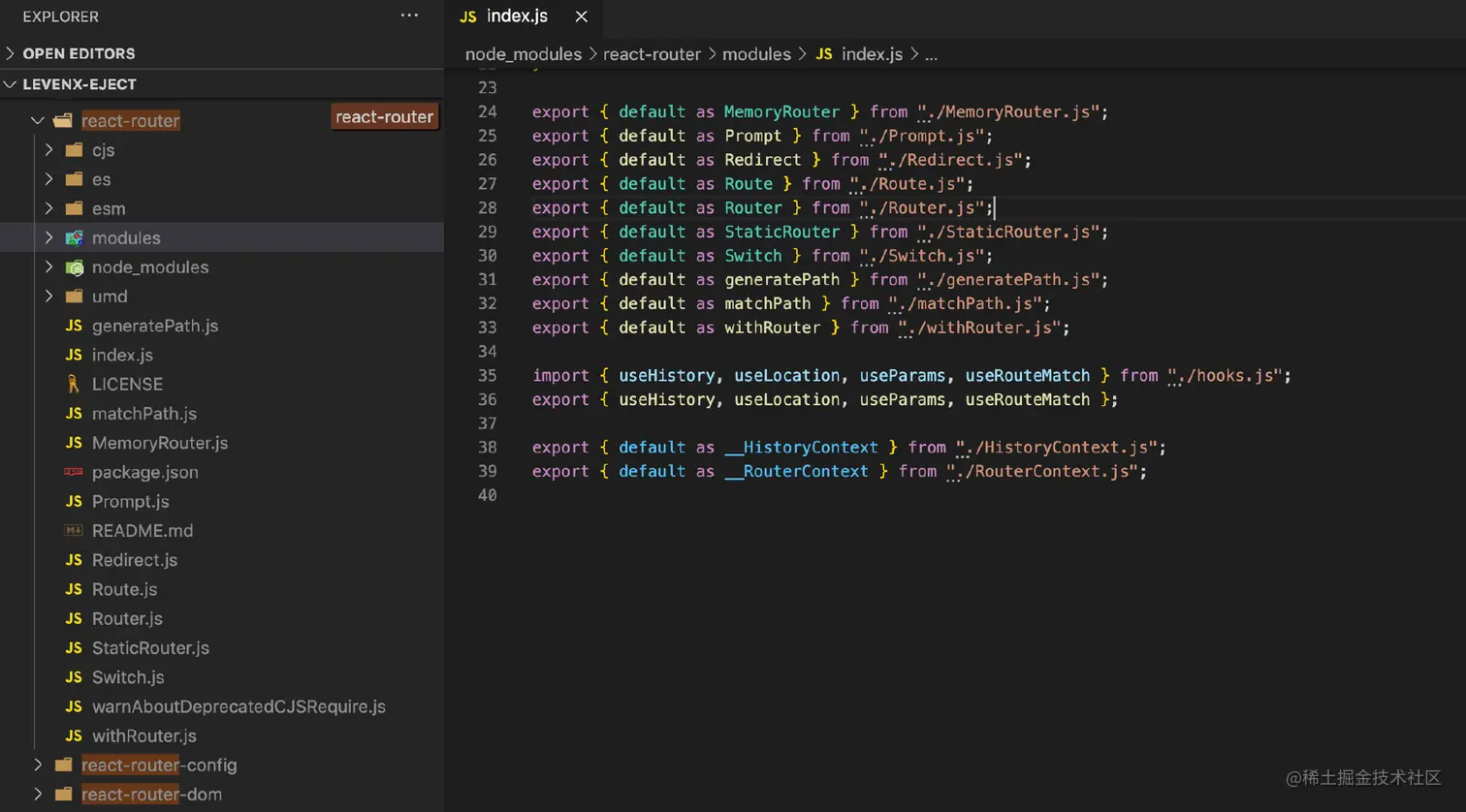 react-router源码地址