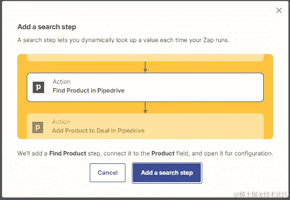 图 6.8 – ﻿添加搜索步骤弹出窗口概览