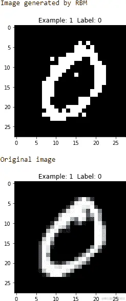 第一个 RBM 的第二张生成图像