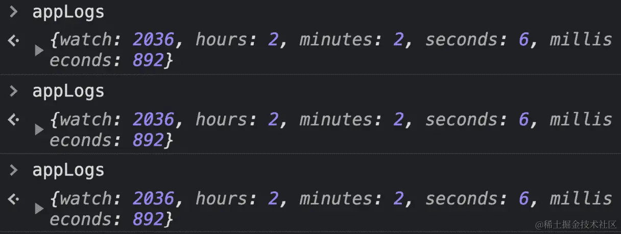 图 12.12 - 停止动画间隔后变更检测停止