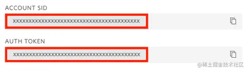 Twilio Account Sid and Auth Token