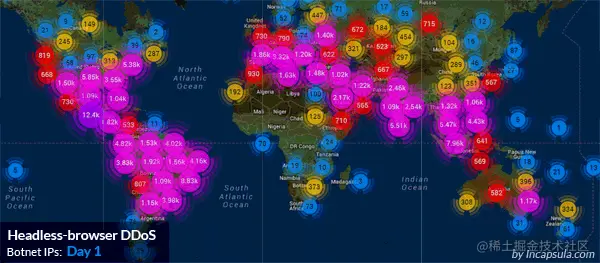 缓解长达八天的 HTTP 泛滥：来自 180，000 个僵尸网络 IP 的 6.9 亿个 DDoS 请求