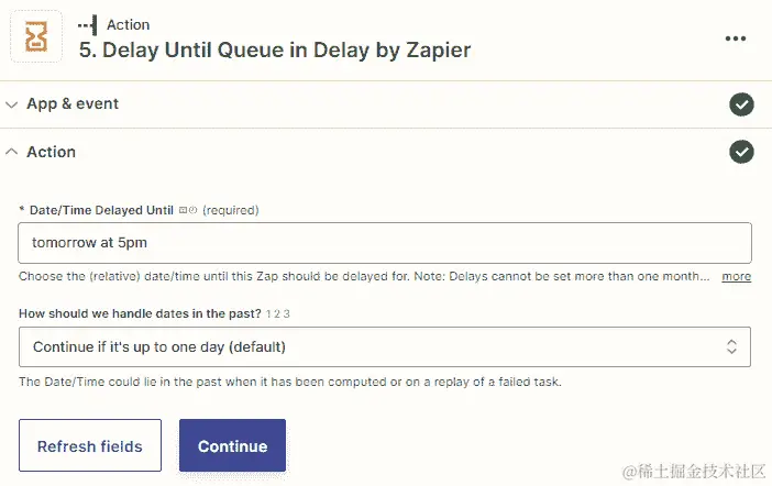 图 7.10 – ﻿自定义延迟至动作事件概述