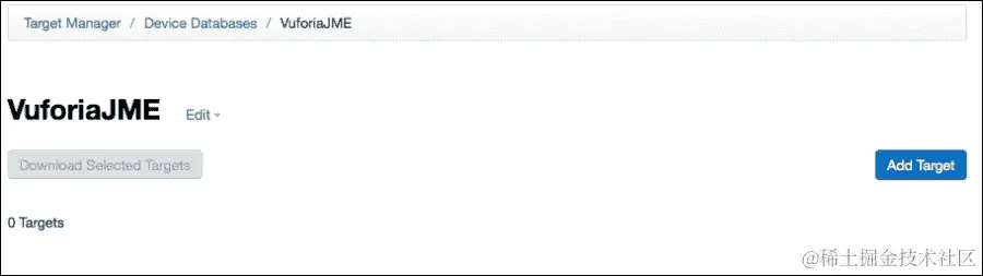 配置 VuforiaTM 以识别物体