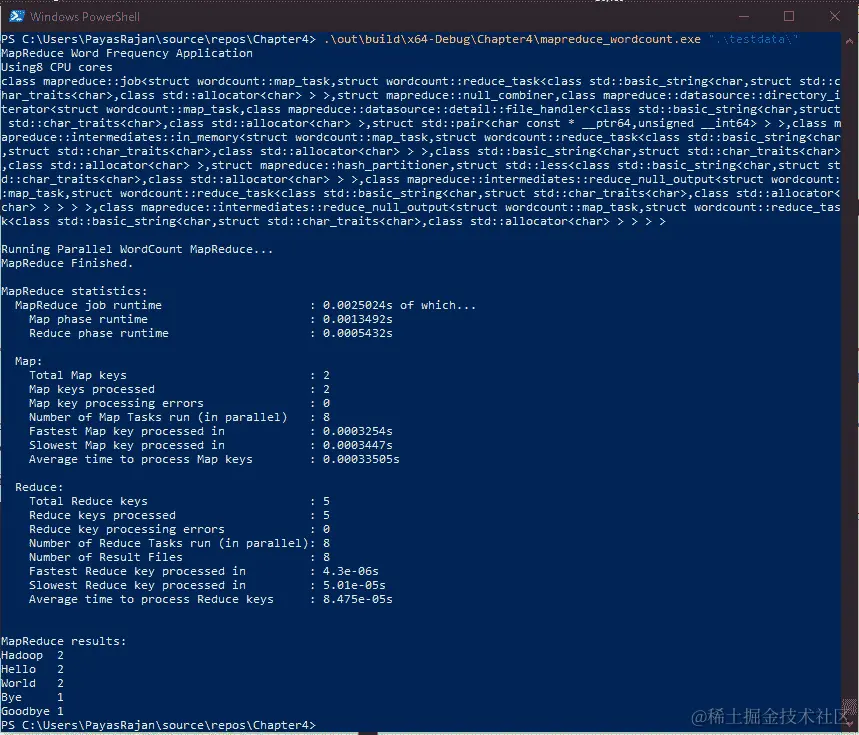 图 4.28：获取给定输入文件中单词的频率