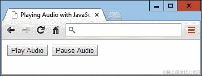 HTML5 音频可以通过 JavaScript 进行控制