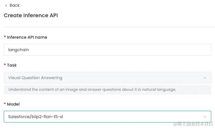 图 3.5：Jina AI 中的视觉问答 API。