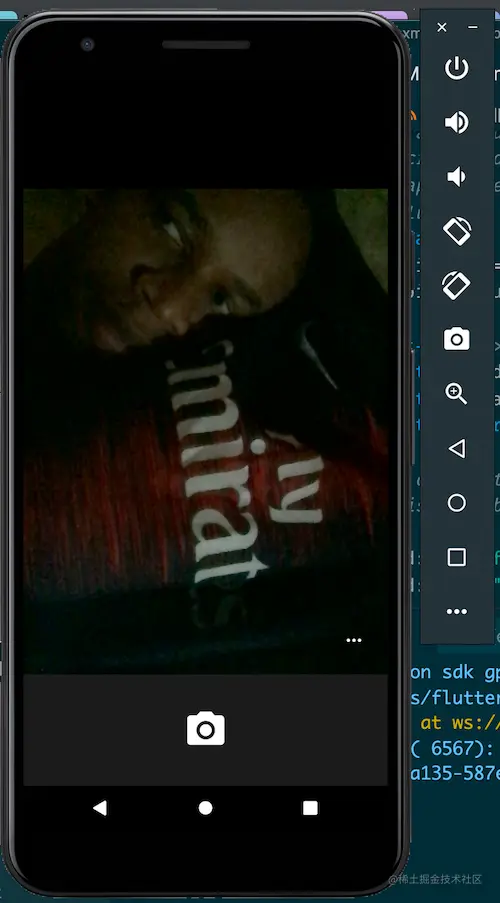 Flutter Image Picker From Camera Example