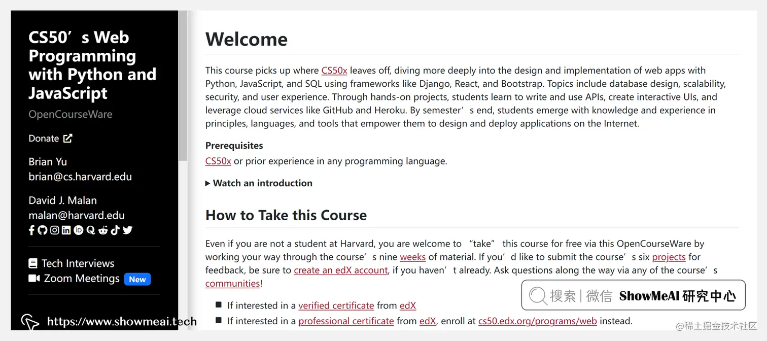CS50; Web Programming with Python and JavaScript