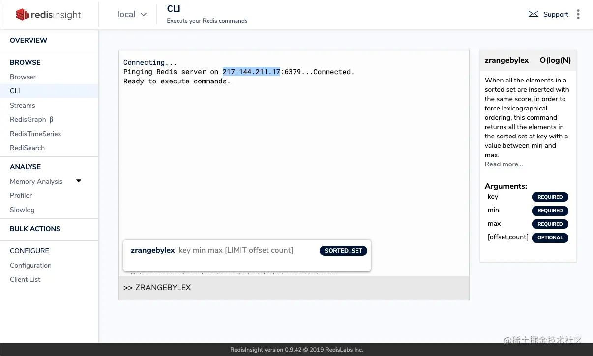 redisinsights-CLI