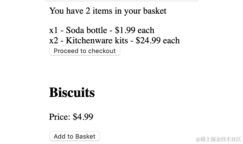 图 10.37：mapStateToProps/mapDispatchToProps 重构后的应用程序