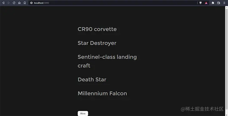 Static List Of Starships