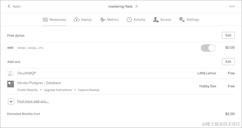 在 Heroku 上使用 Celery