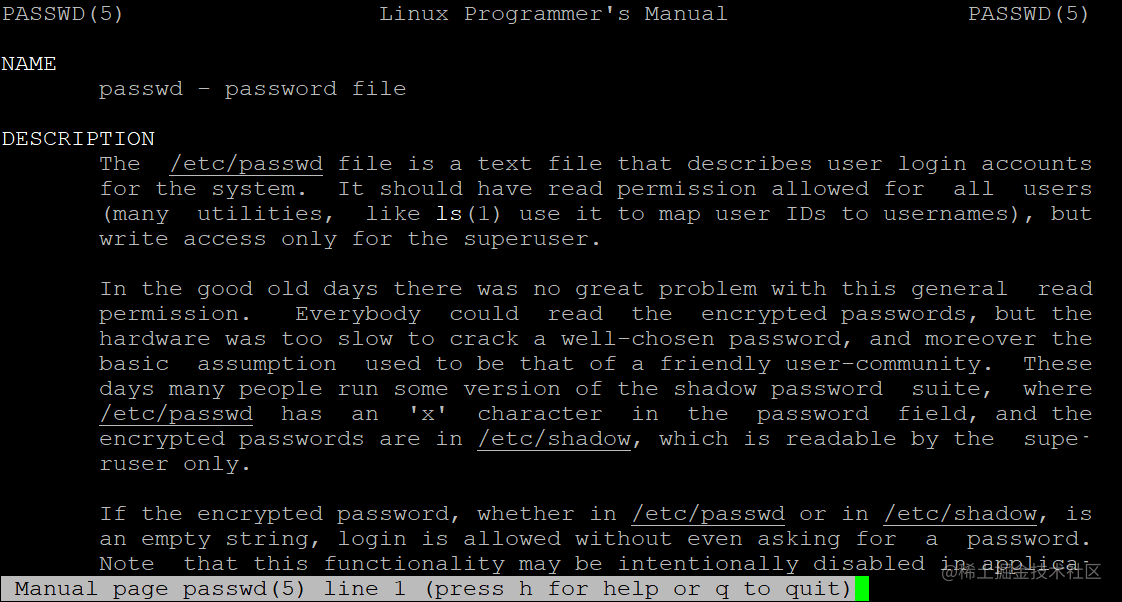 linux极简小知识：36、linux中最有用的一个命令man💗万能的帮助命令
