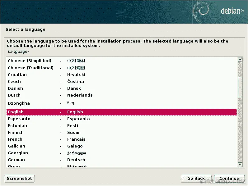 获取和安装 Debian 8