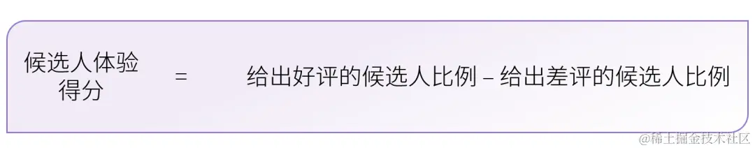 候选人体验得分计算公式-用友大易智能招聘系统