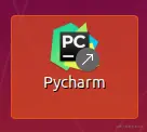 然后就有了一个pycharm的桌面图标