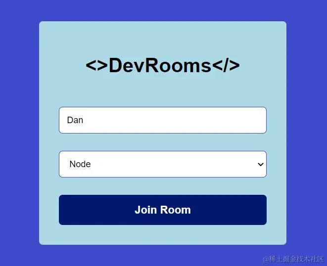 Joining a room as Dan