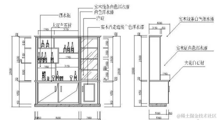 使用CAD绘制酒柜的方法指引