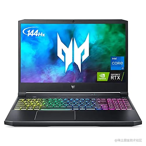 Acer Predator Helios 300 PH315-54-760S Gaming Laptop | Intel i7-11800H | NVIDIA GeForce RTX 3060 Laptop GPU | 15.6' Full HD 144Hz 3ms IPS Display | 16GB DDR4 | 512GB SSD | Killer WiFi 6 | RGB Keyboard